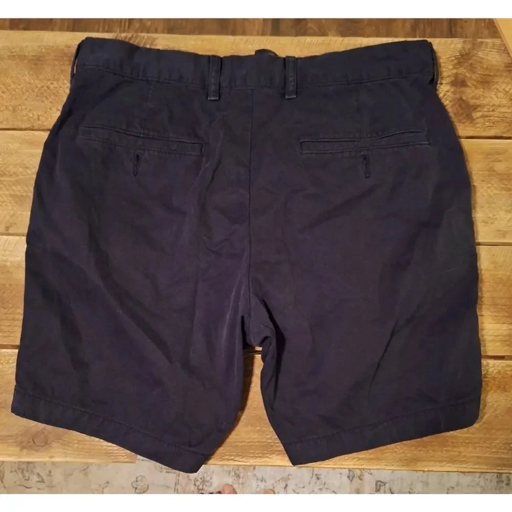 Uniqlo Cargo Shorts Mens M 30-33 Navy Waist Drawstring